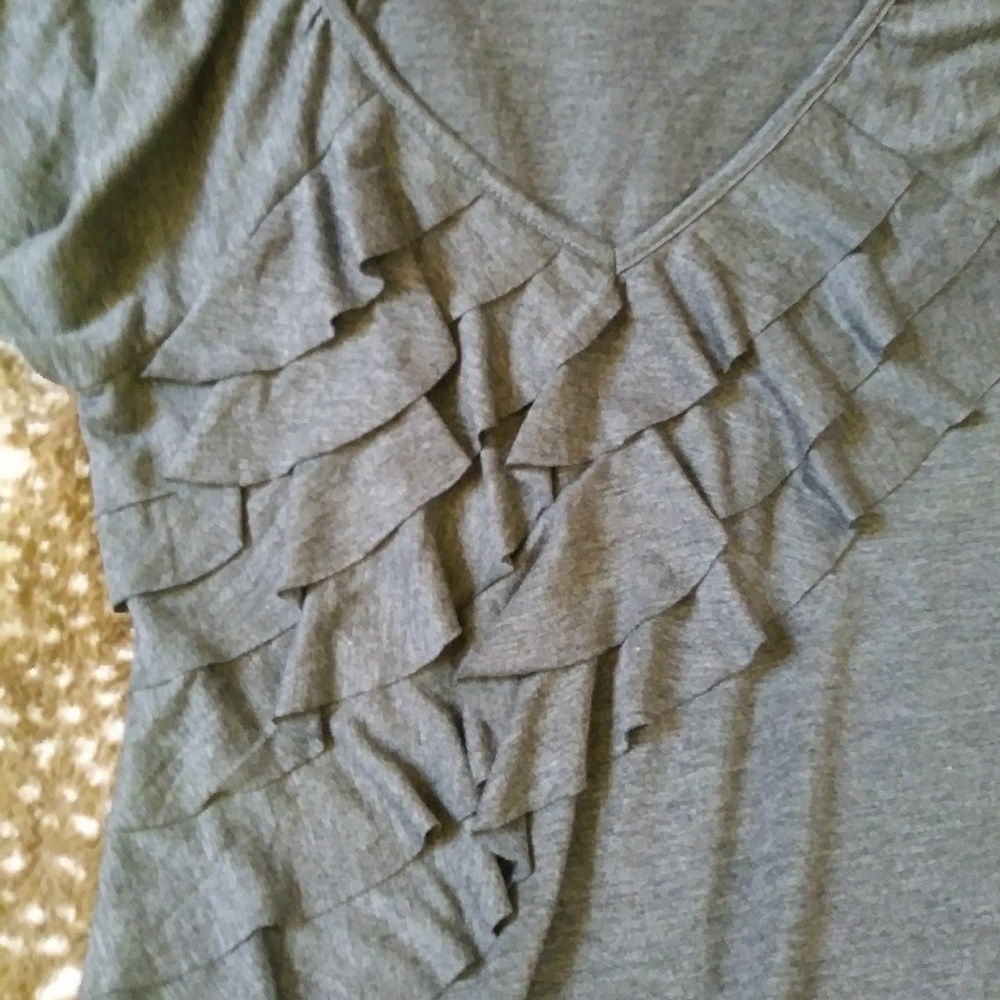 Maurices Ruffle V-Neck - Picture 2 of 3